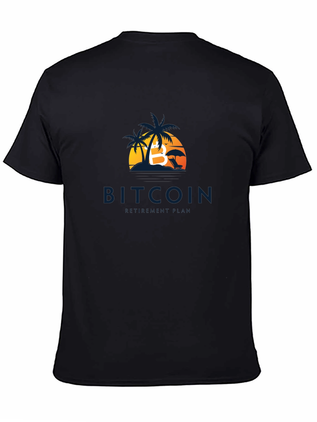 Bitcoin Beach Club Black T-Shirt