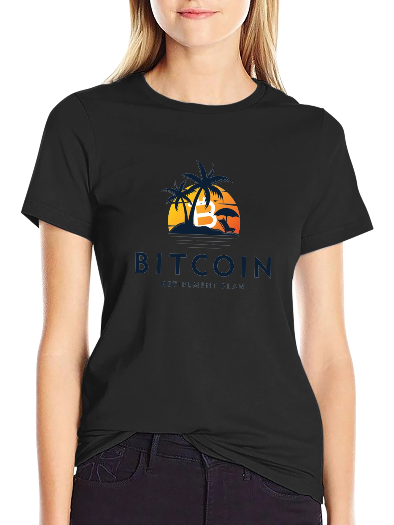Bitcoin Beach Club Black T-Shirt