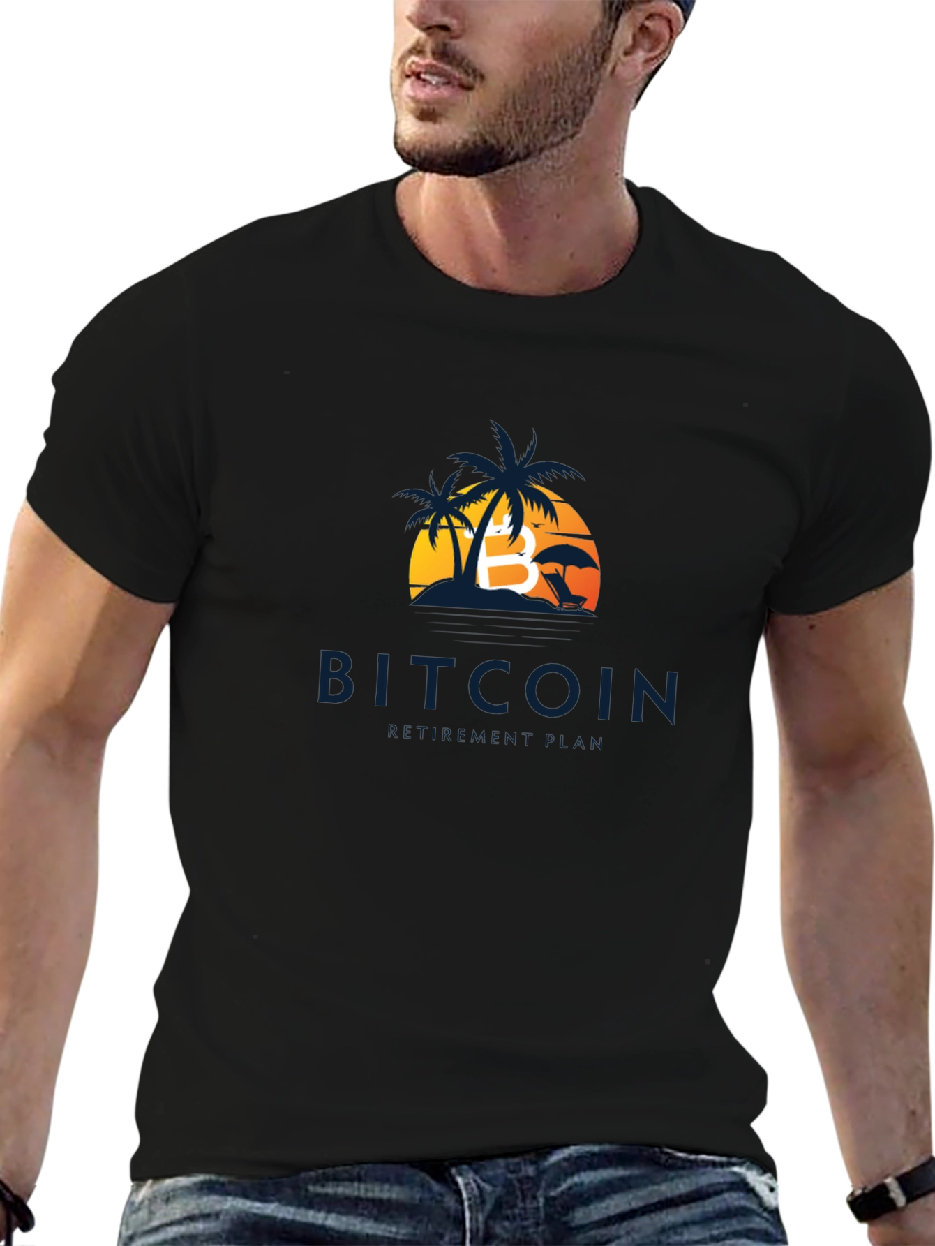 Bitcoin Beach Club Black T-Shirt