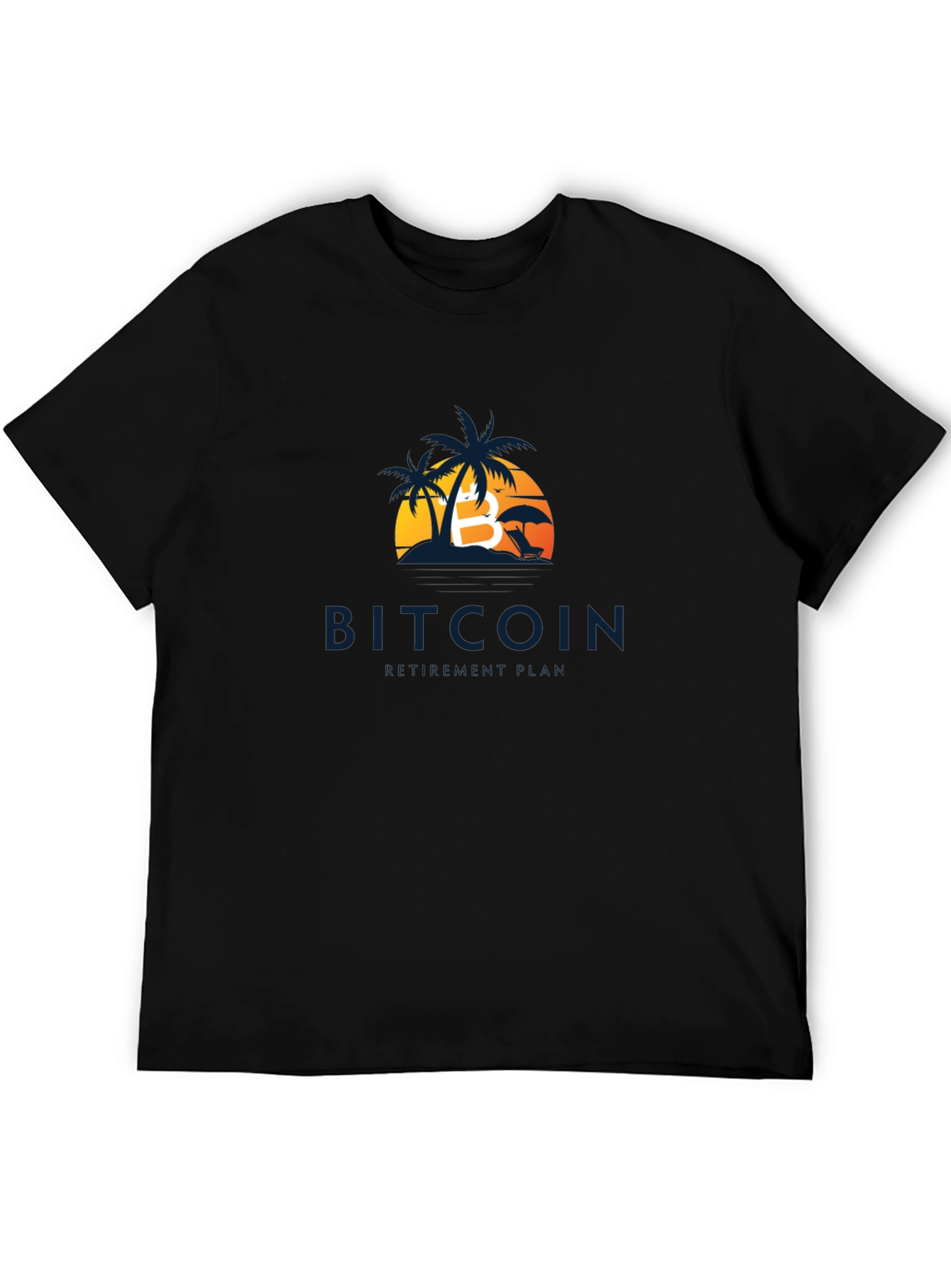 Bitcoin Beach Club Black T-Shirt