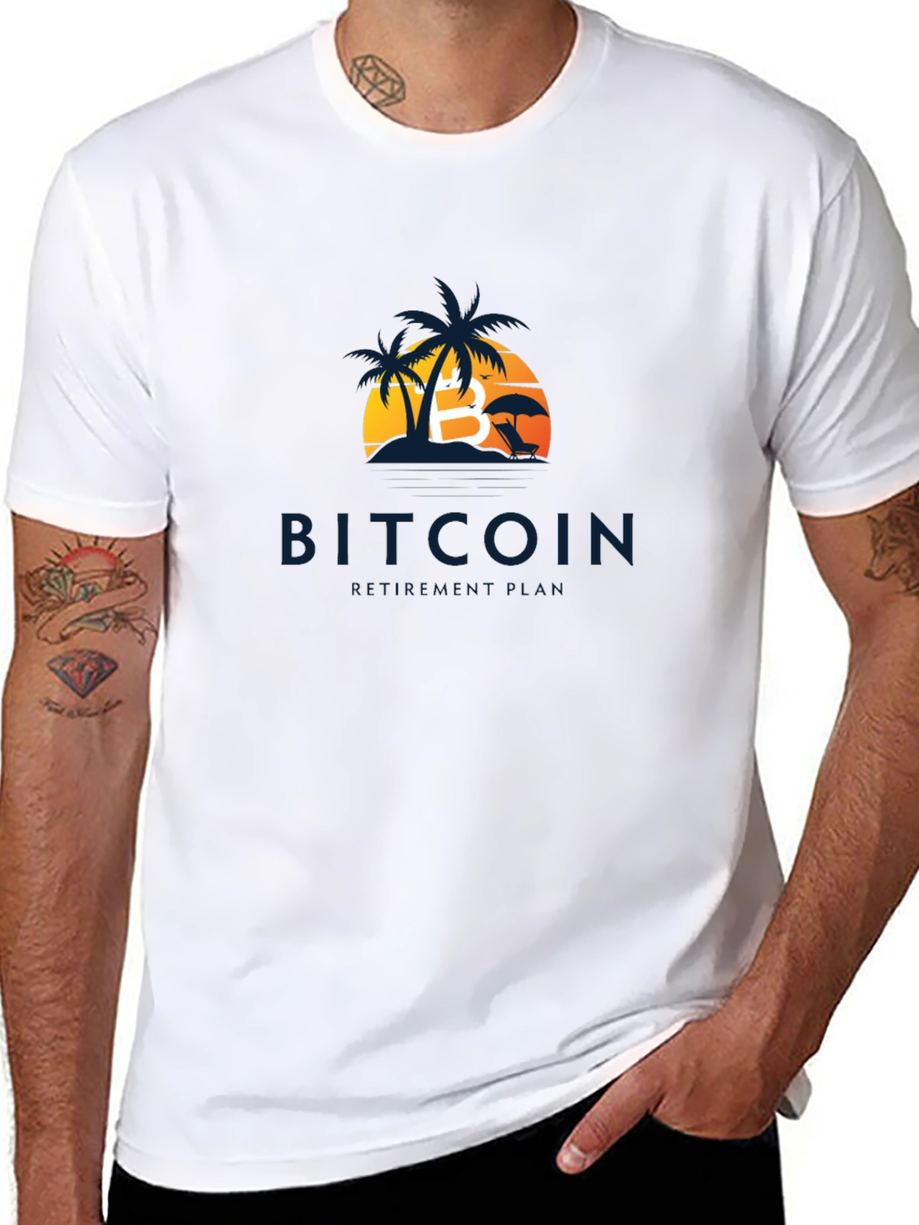 Bitcoin Beach Club Black T-Shirt