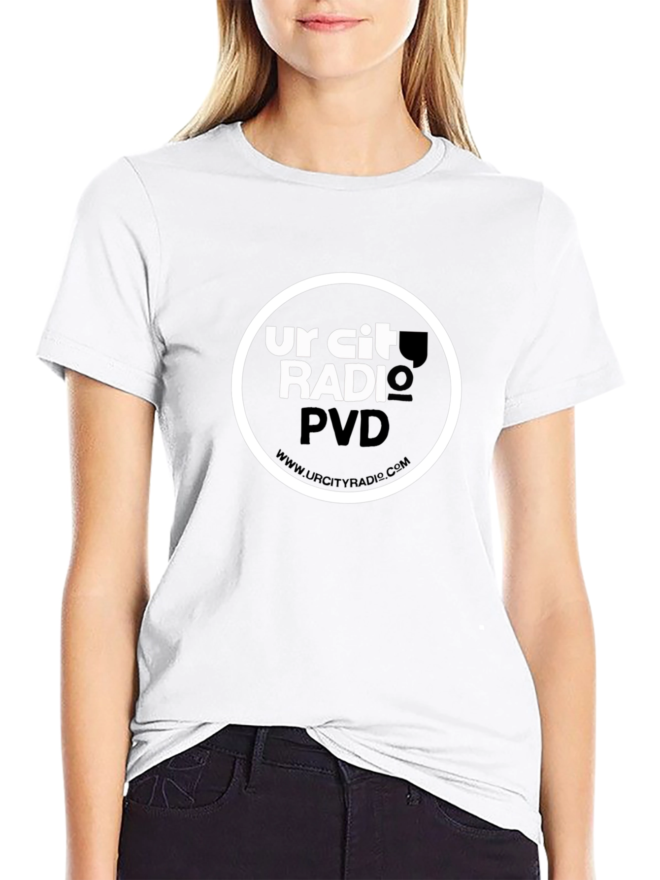 Ur City Radio PVD Black Graphic Tee
