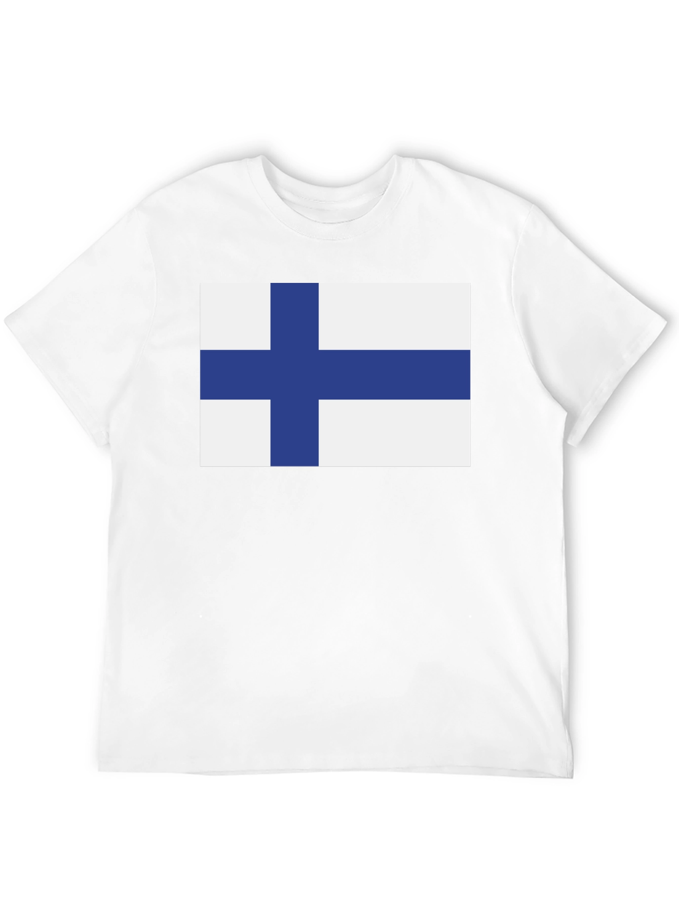 Finland Flag Graphic Tee - Black T-Shirt