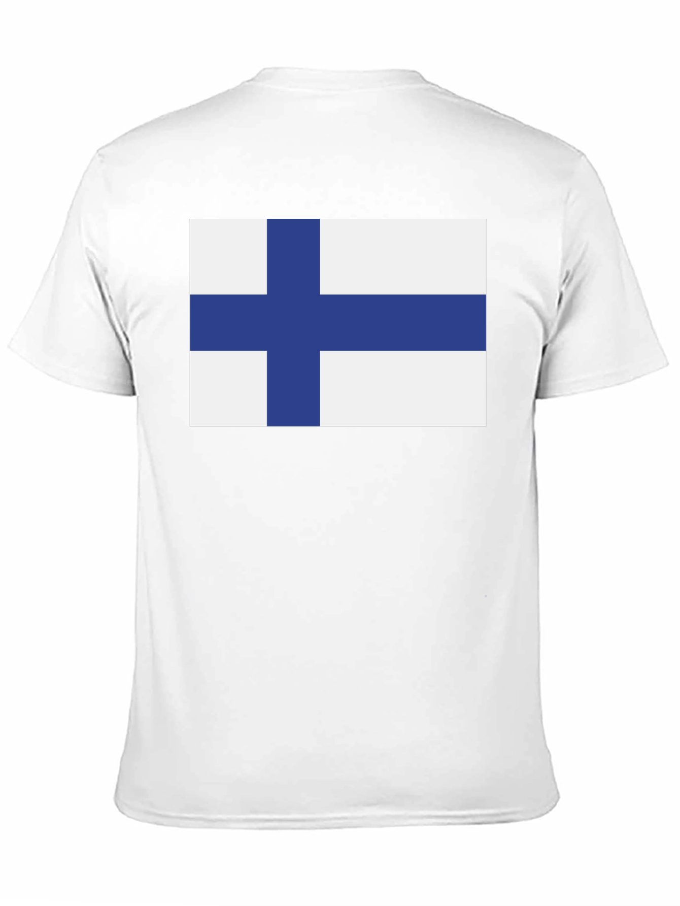 Finland Flag Graphic Tee - Black T-Shirt