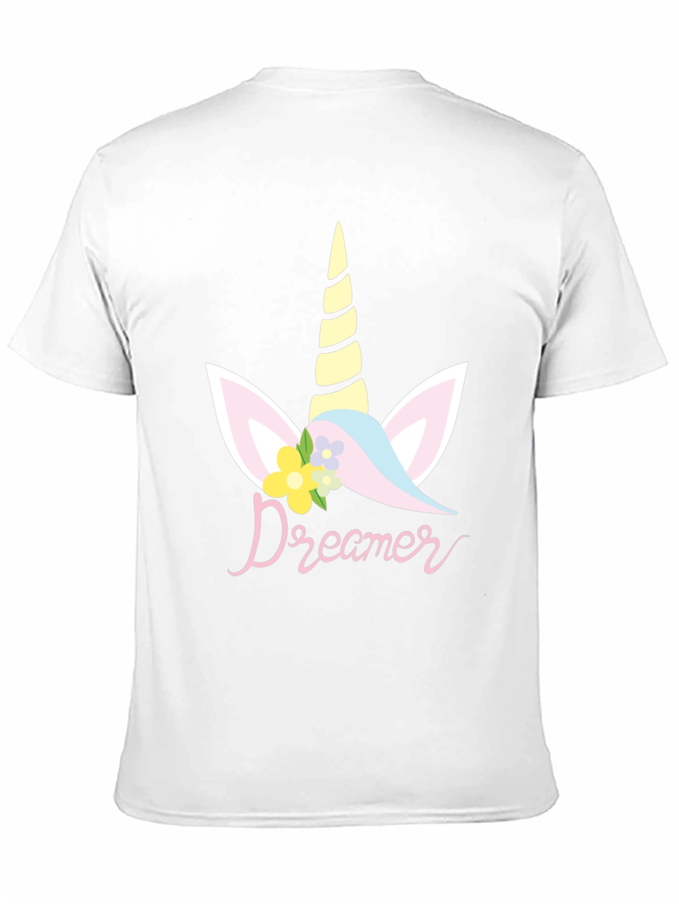 Dreamer Unicorn Graphic T-Shirt - Black