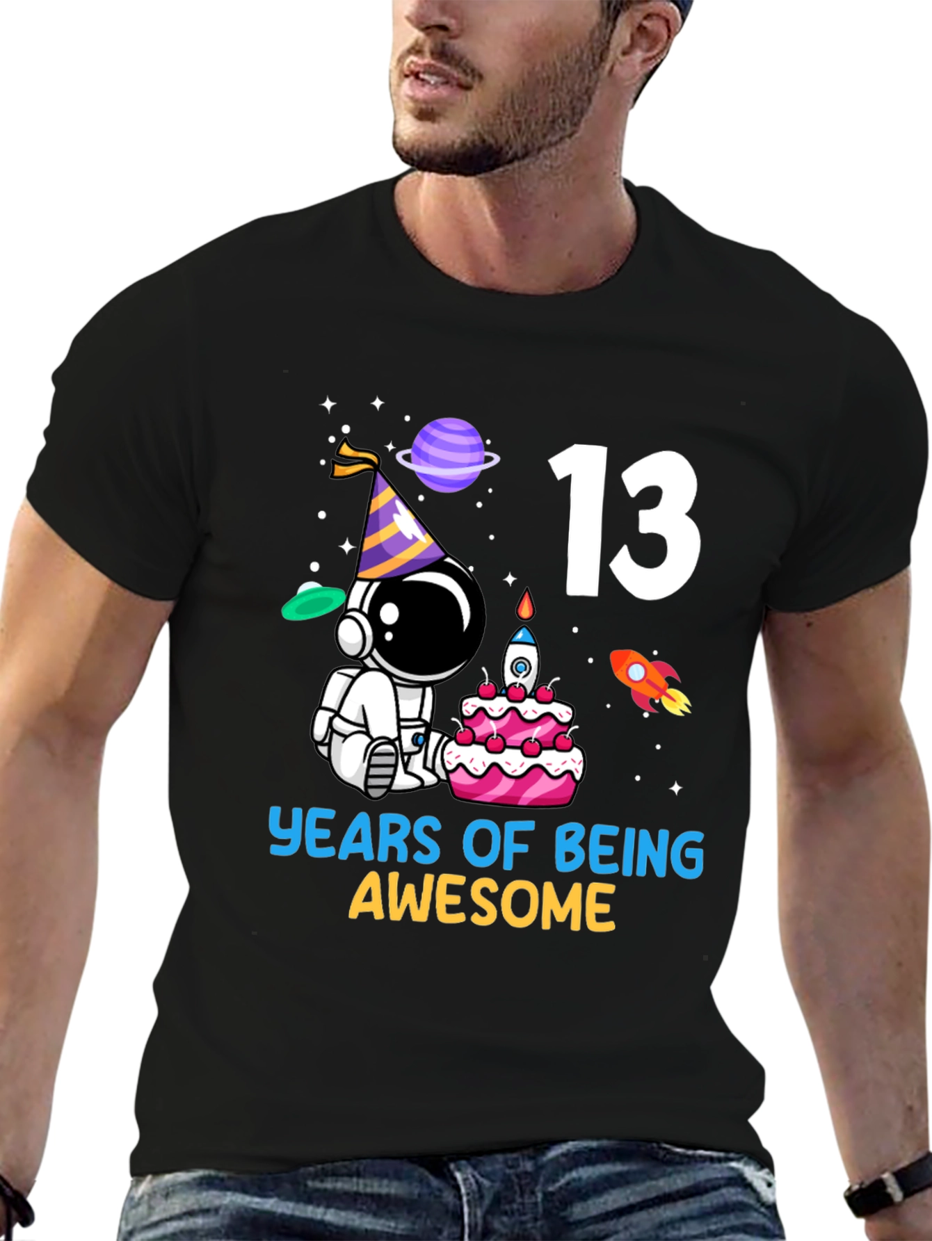 13th Birthday Astronaut T-Shirt