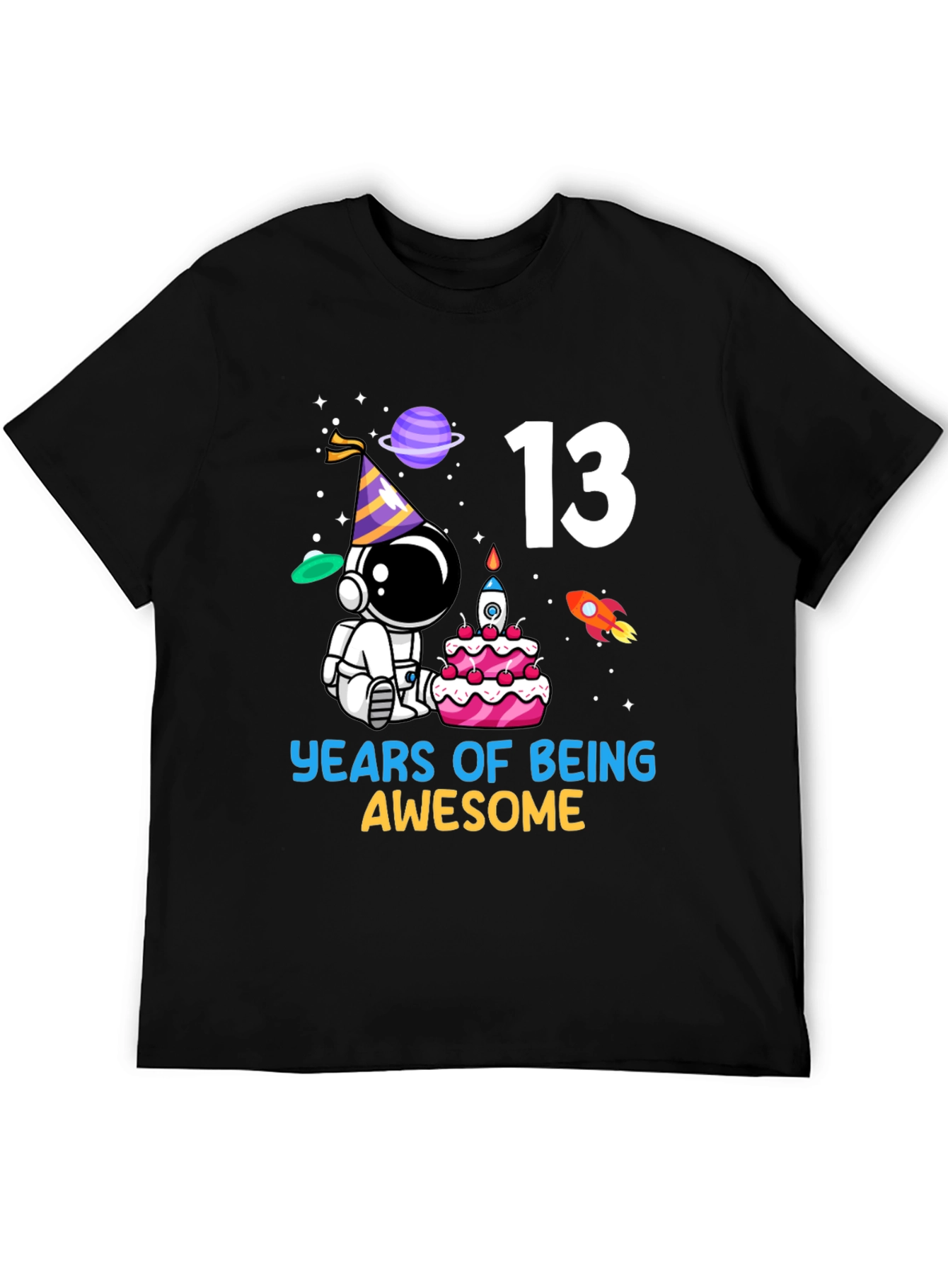 13th Birthday Astronaut T-Shirt