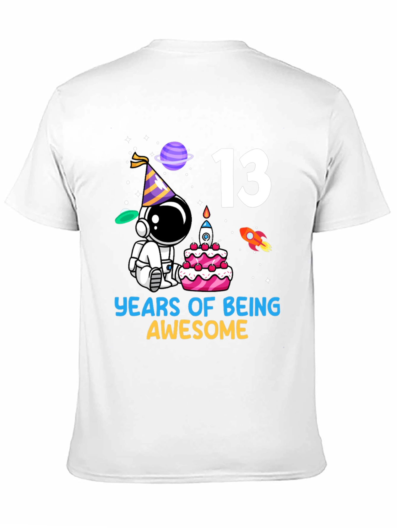 13th Birthday Astronaut T-Shirt