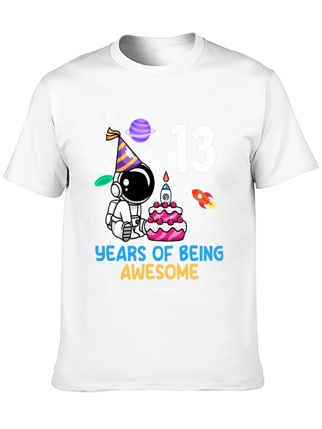 13th Birthday Astronaut T-Shirt