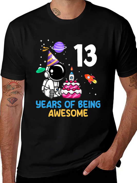 13th Birthday Astronaut T-Shirt