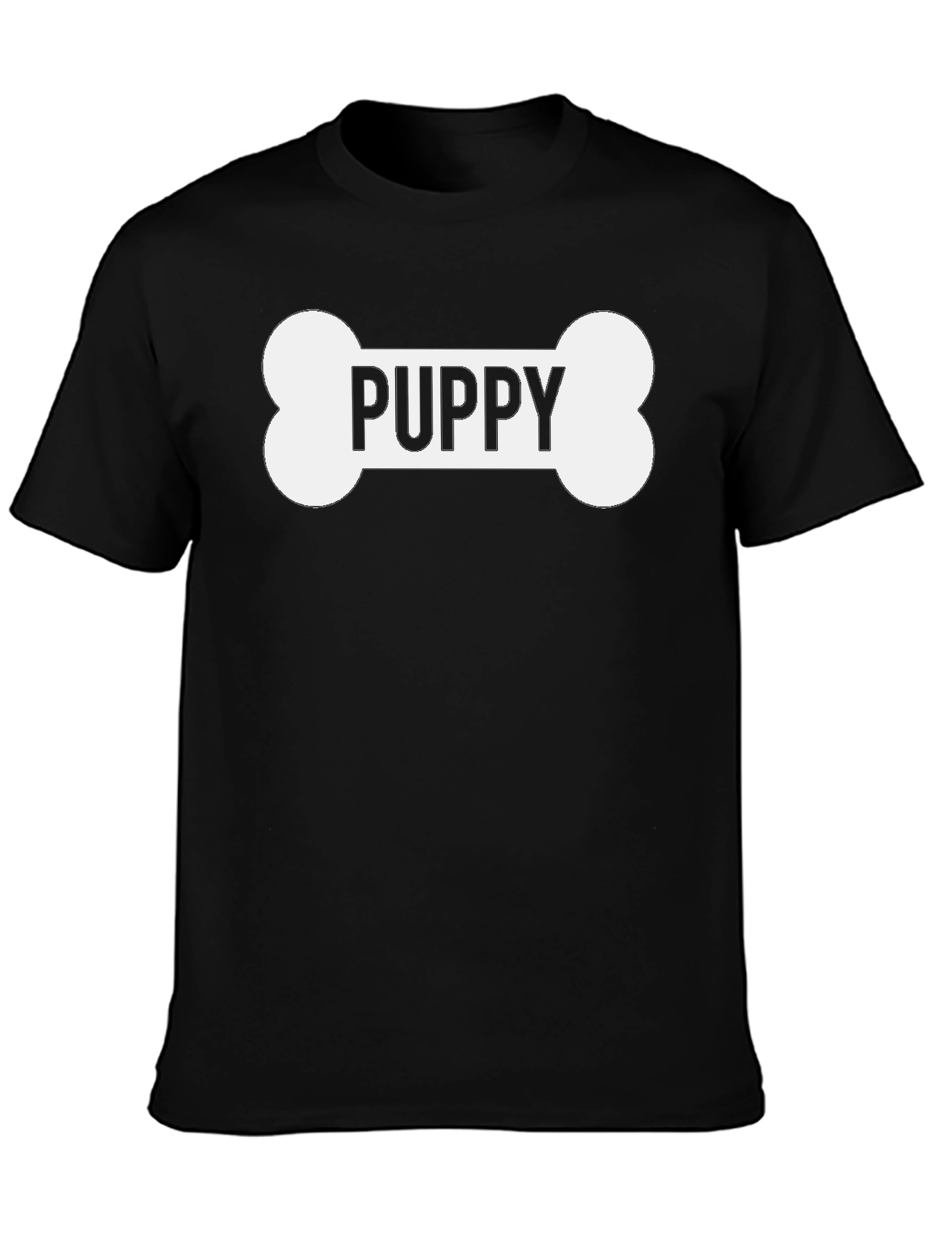 Puppy Bone Graphic T-Shirt - Cute Dog Lover Tee