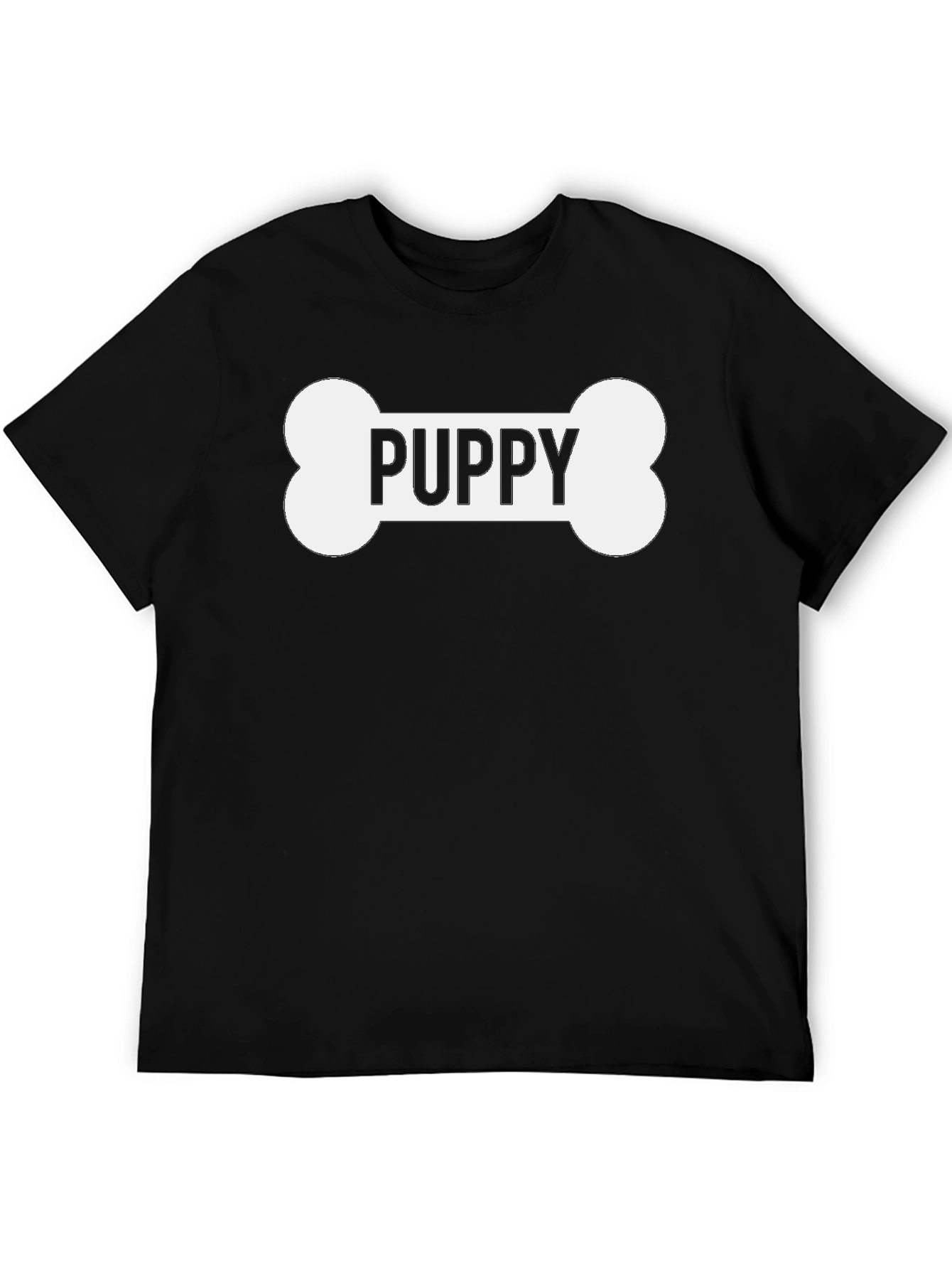 Puppy Bone Graphic T-Shirt - Cute Dog Lover Tee
