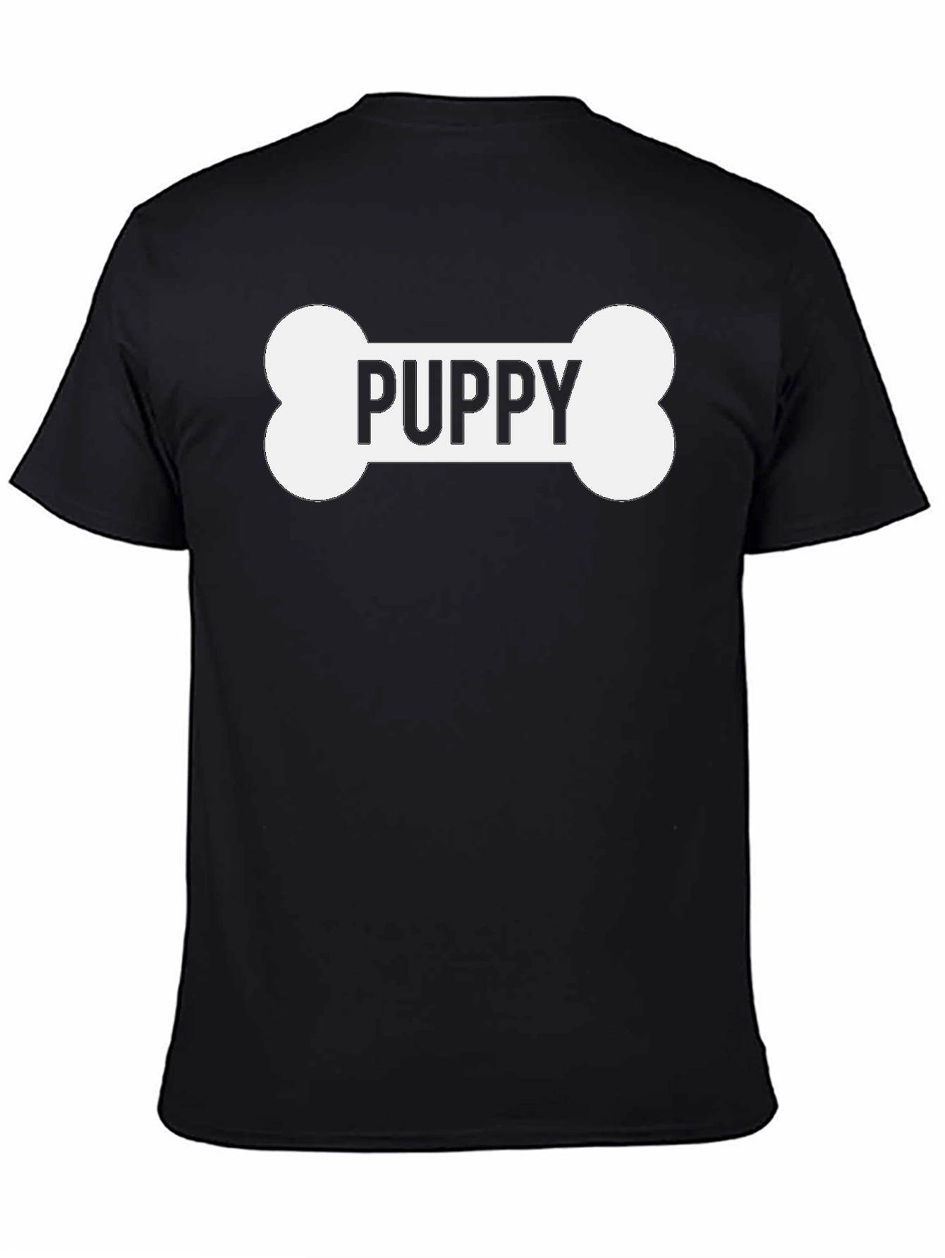 Puppy Bone Graphic T-Shirt - Cute Dog Lover Tee