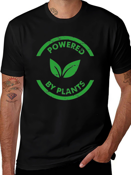 Powered by Plants Green Vegan T-Shirt