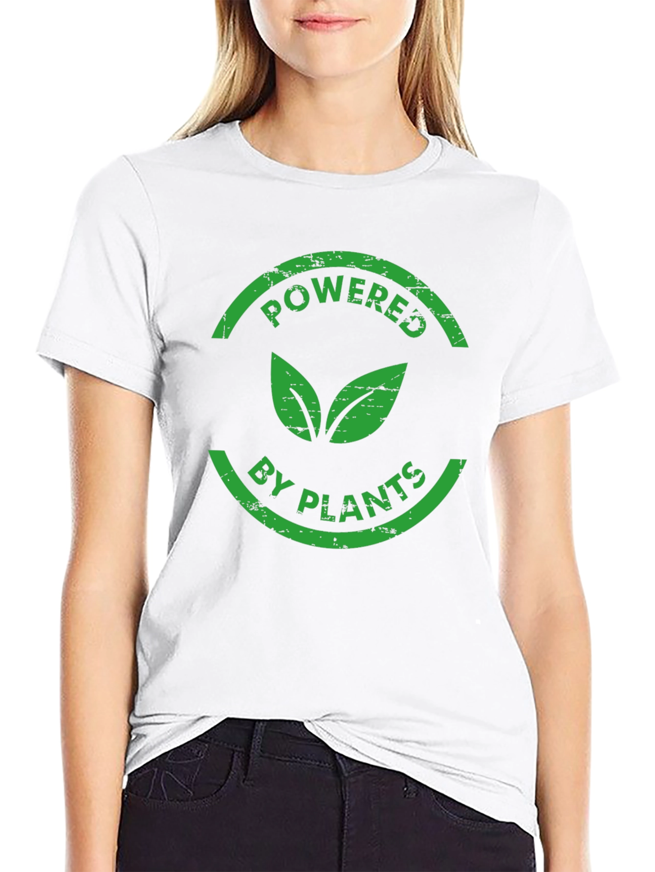 Powered by Plants Green Vegan T-Shirt