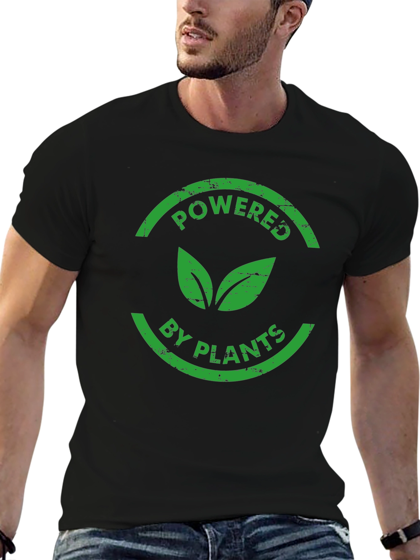Powered by Plants Green Vegan T-Shirt