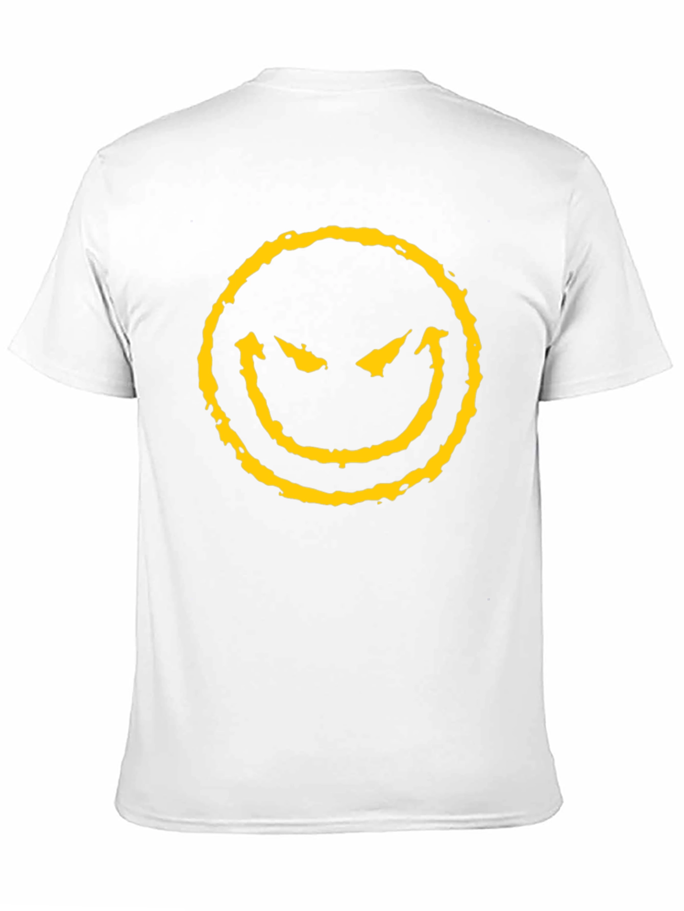 Evil Smiley Face Black T-Shirt
