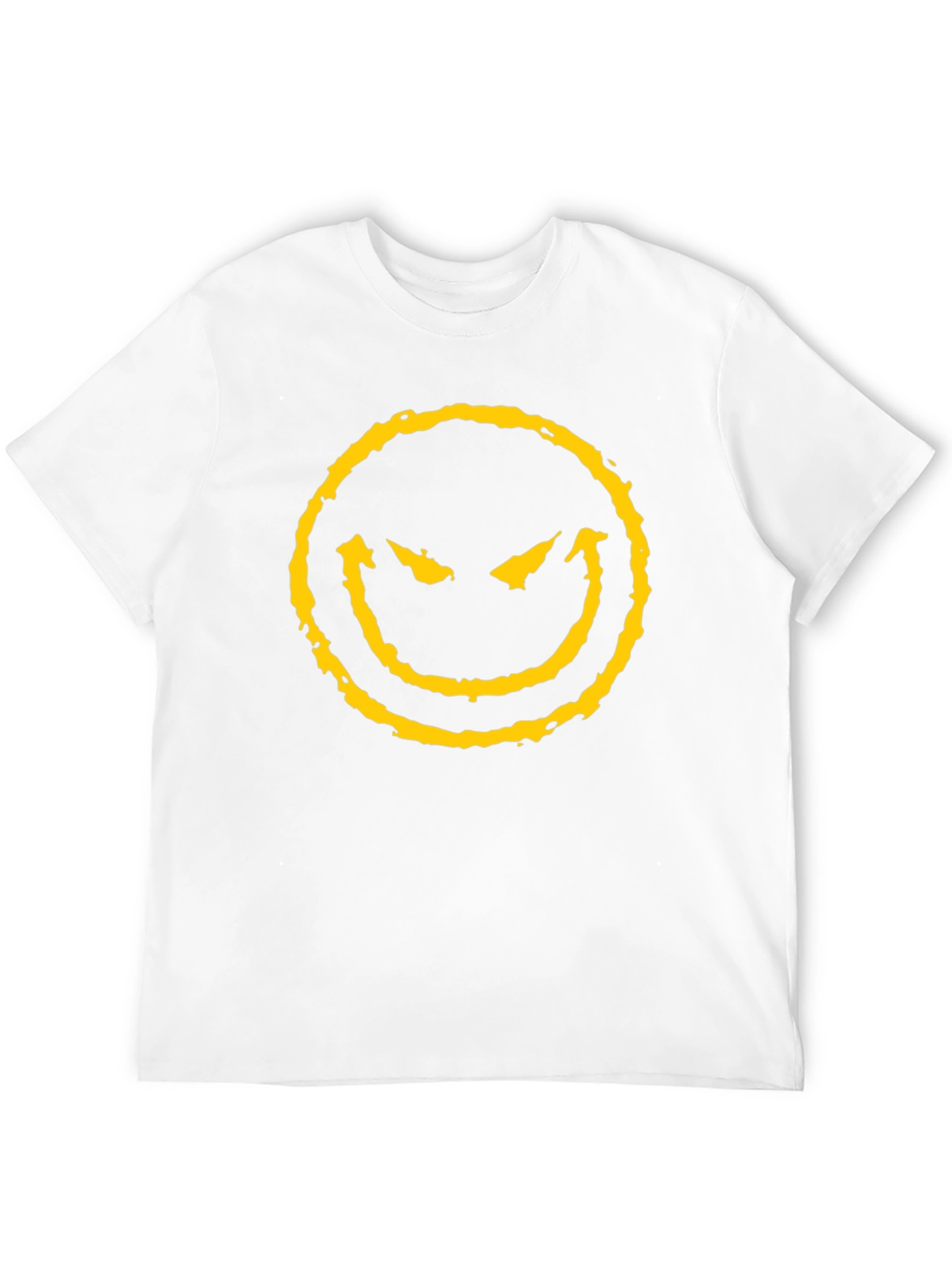 Evil Smiley Face Black T-Shirt