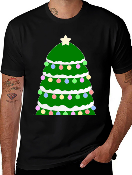 Festive Christmas Tree Graphic Tee
