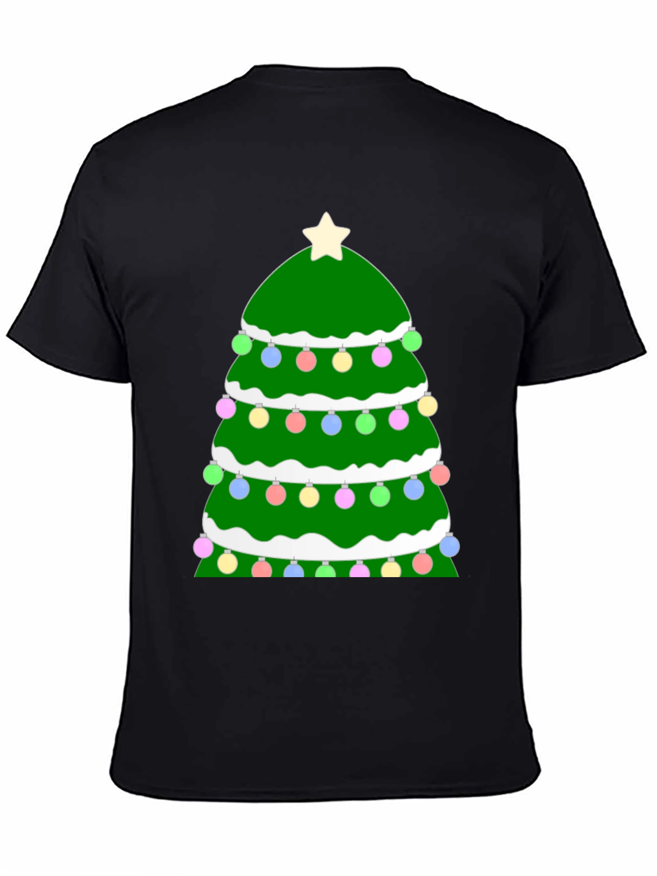 Festive Christmas Tree Graphic Tee