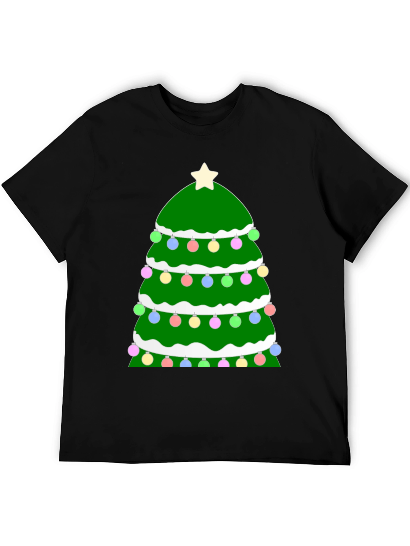 Festive Christmas Tree Graphic Tee
