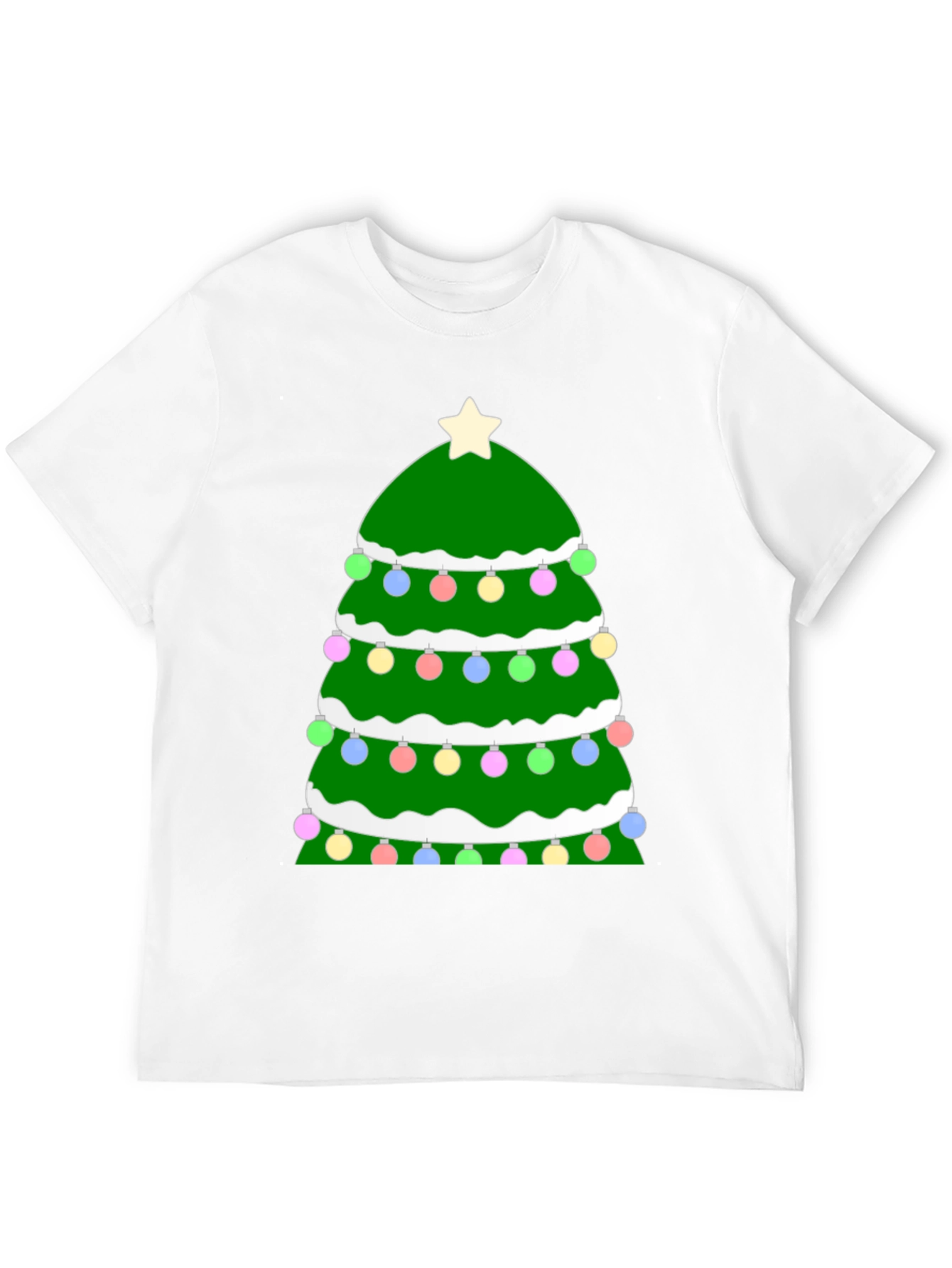 Festive Christmas Tree Graphic Tee