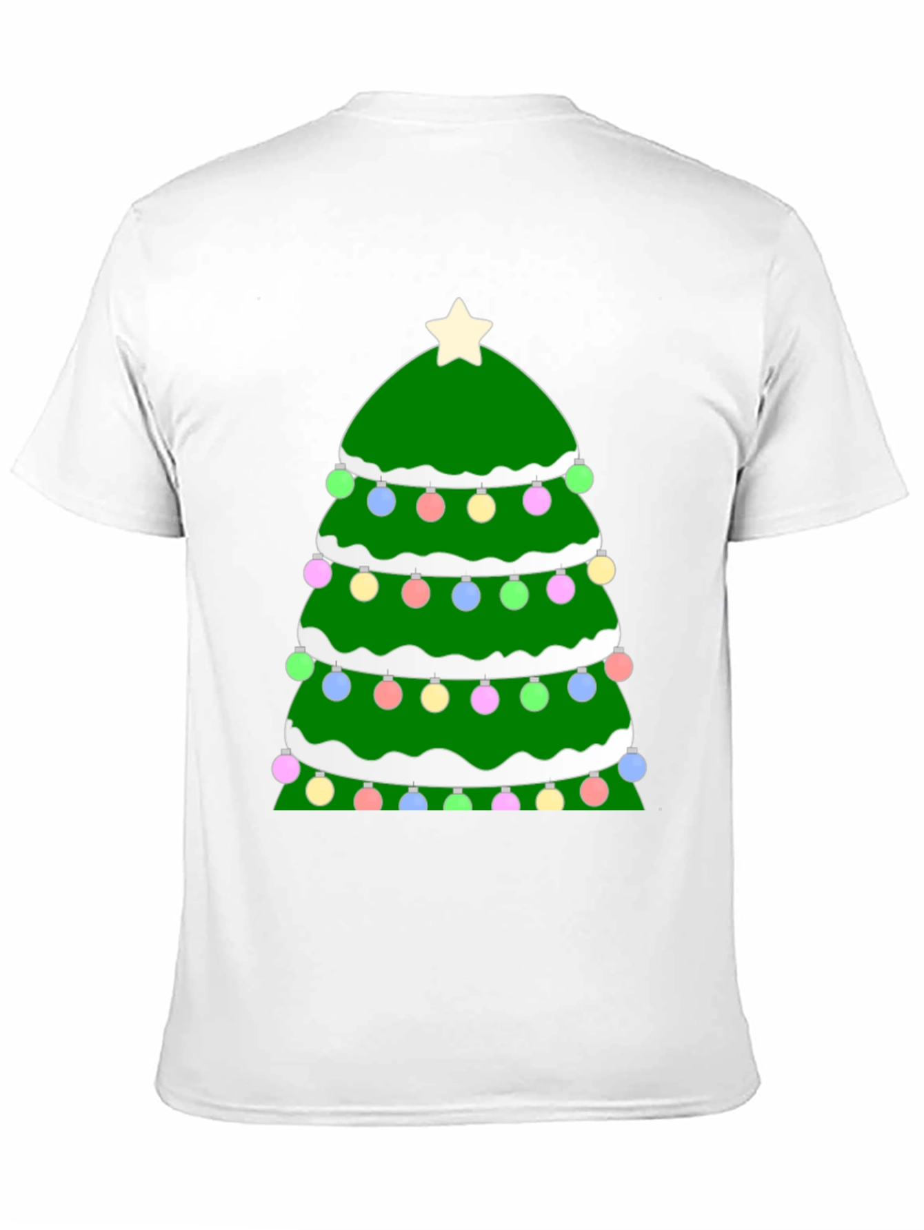 Festive Christmas Tree Graphic Tee