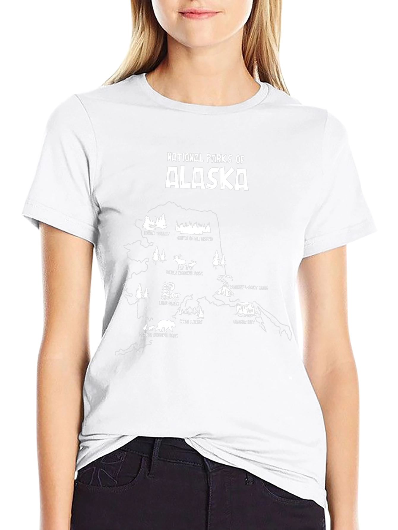 Alaska National Parks Graphic T-Shirt