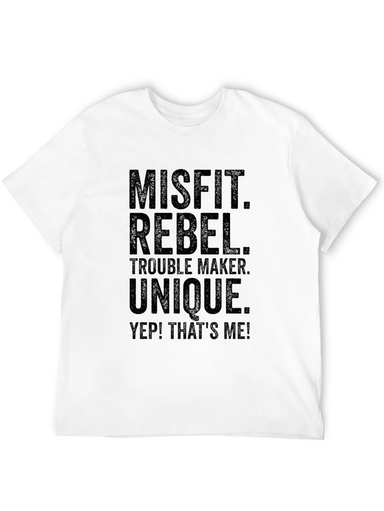 Misfit Rebel Graphic Tee - Black T-Shirt