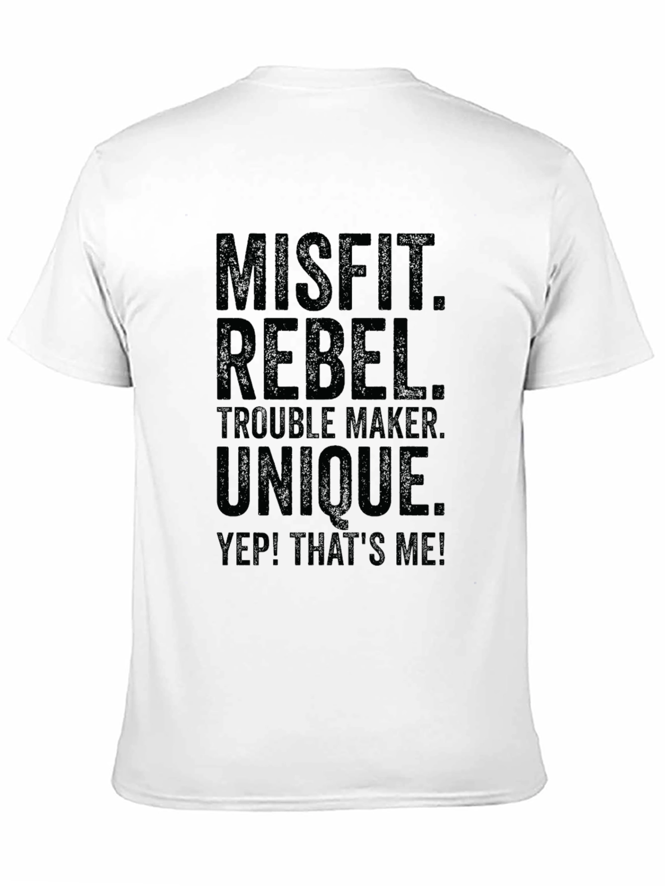 Misfit Rebel Graphic Tee - Black T-Shirt