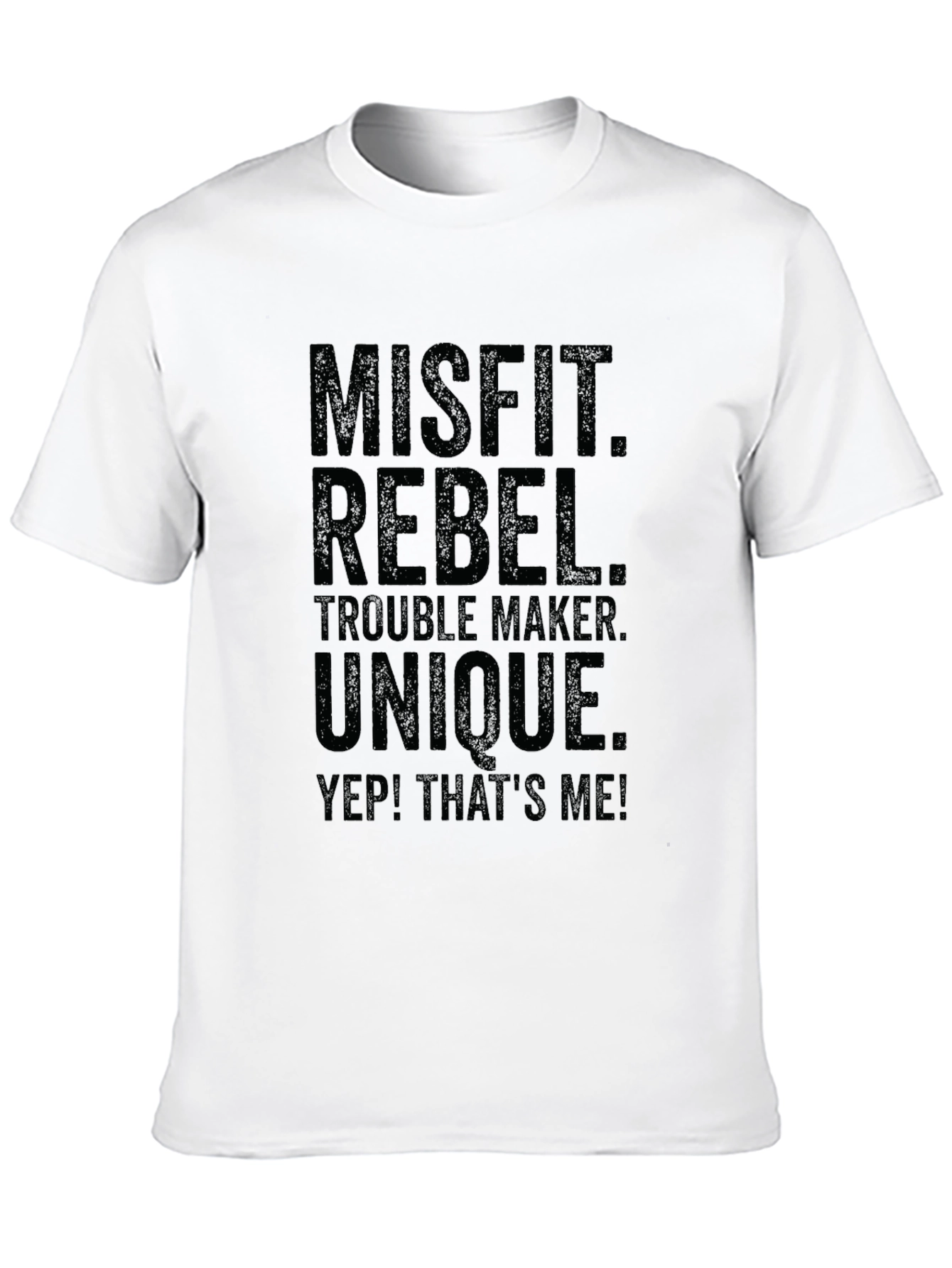 Misfit Rebel Graphic Tee - Black T-Shirt