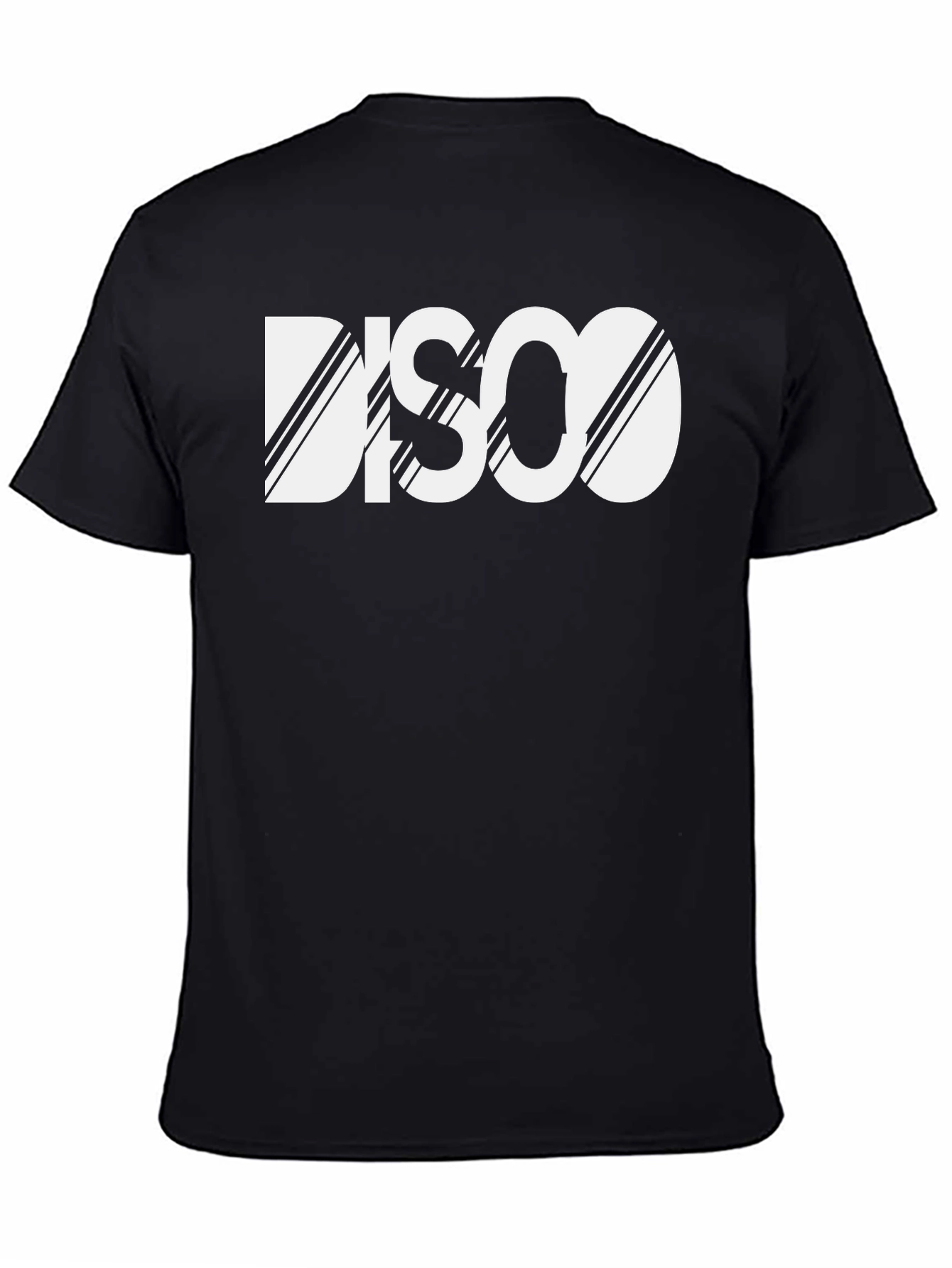 Retro Disco Graphic Black T-Shirt