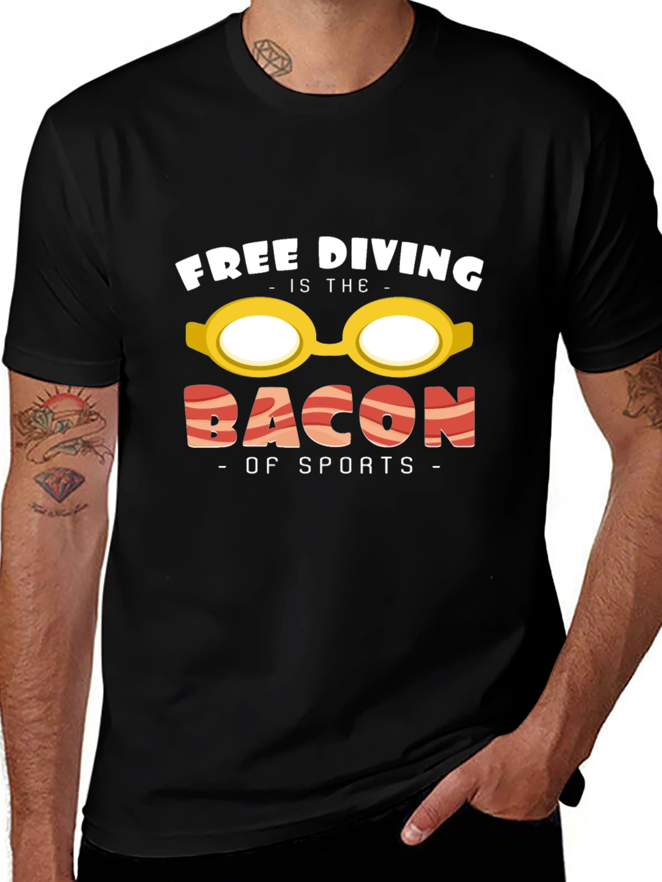 Free Diving is the Bacon of Sports T-Shirt