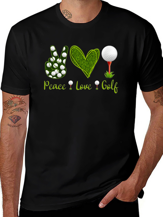 Peace Love Golf Graphic Tee