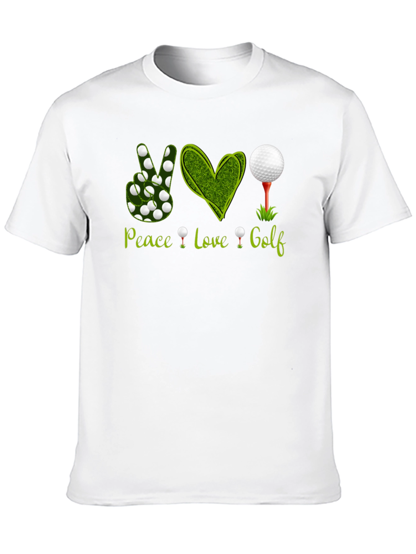Peace Love Golf Graphic Tee