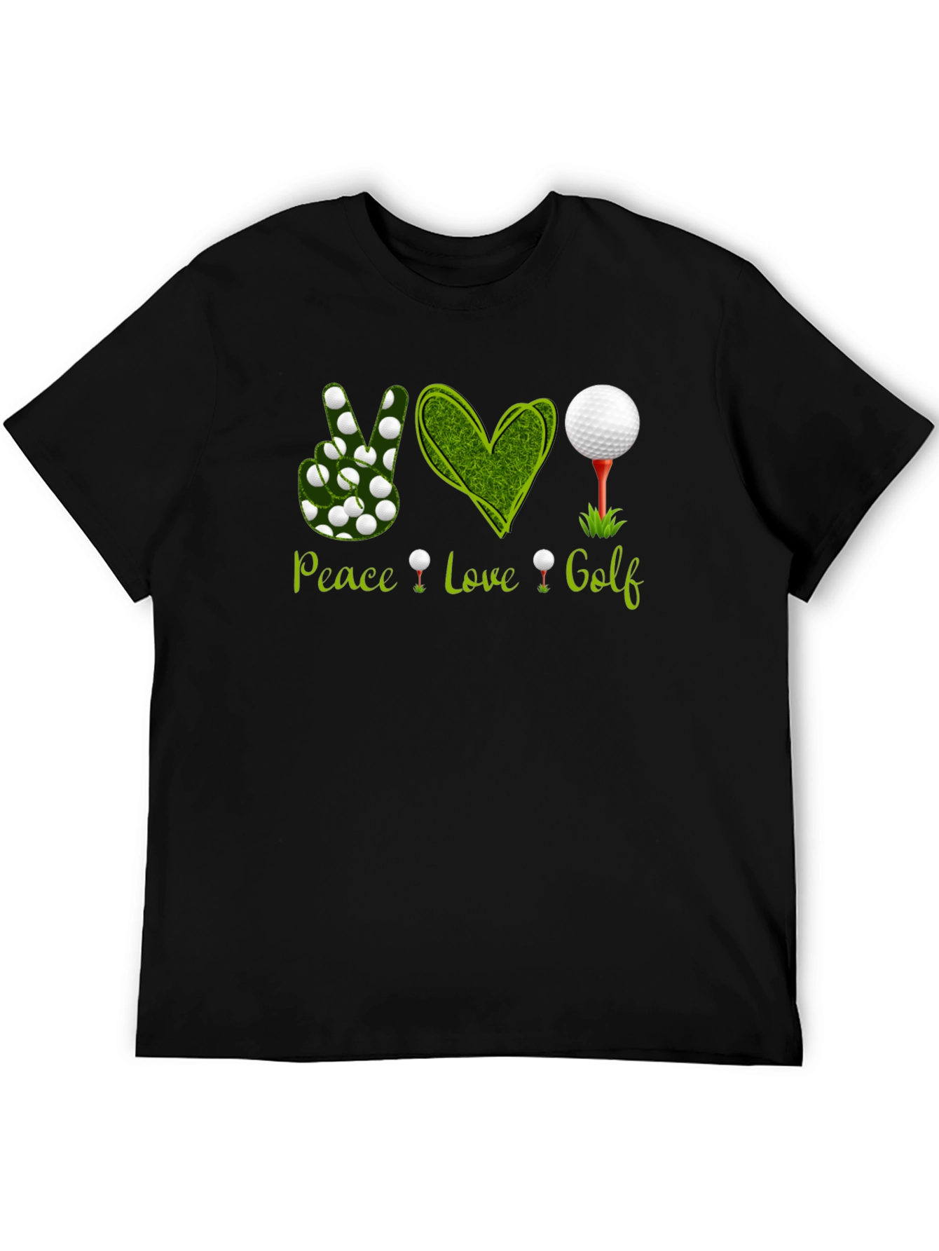 Peace Love Golf Graphic Tee