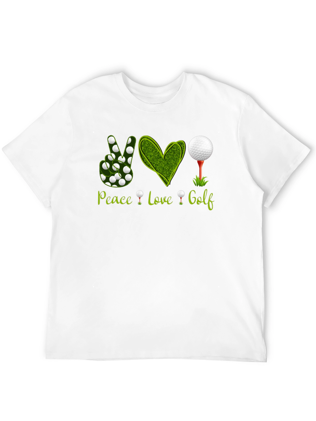 Peace Love Golf Graphic Tee