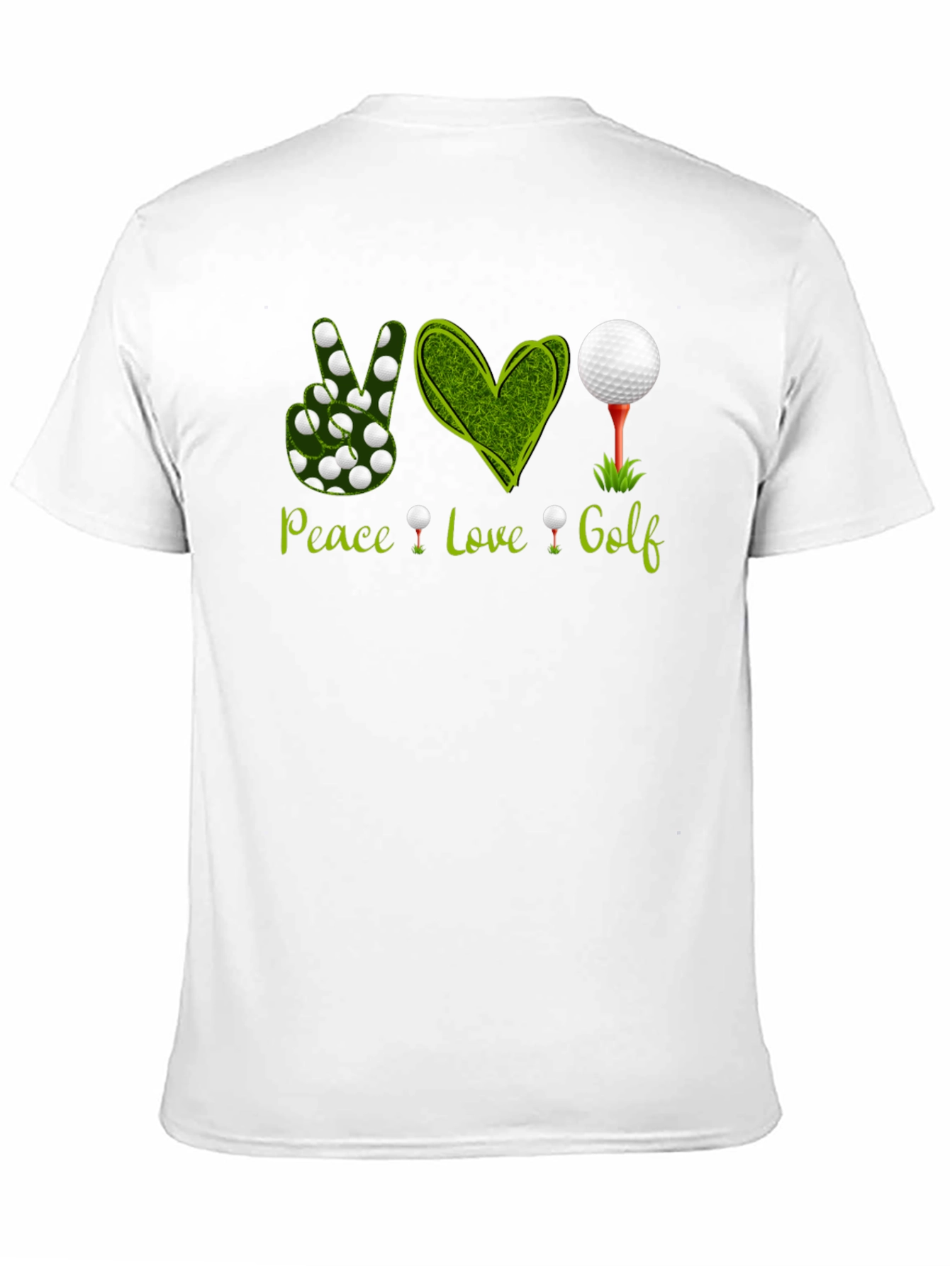 Peace Love Golf Graphic Tee
