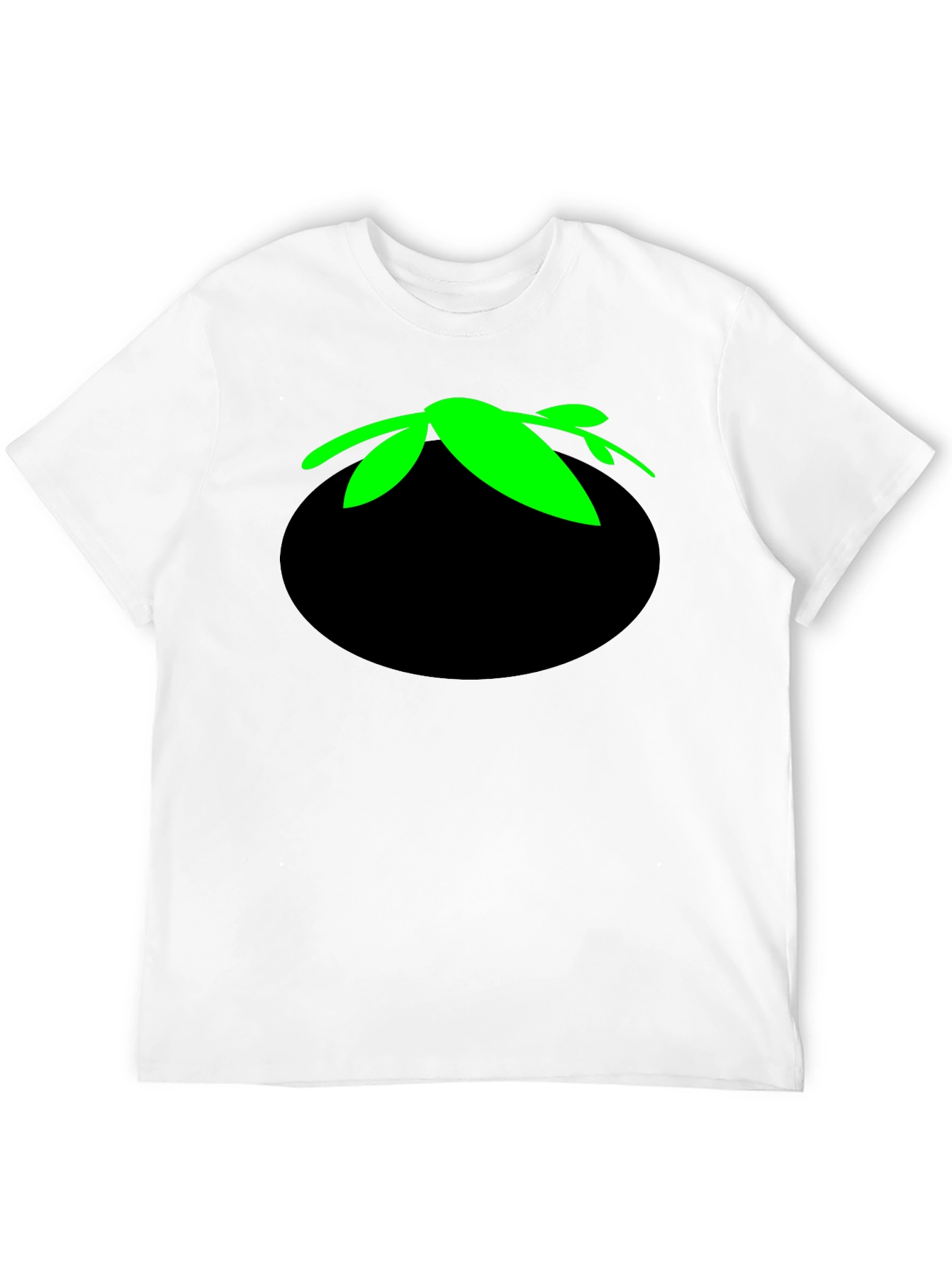 Tomato Head Black T-Shirt - Funny Cartoon Graphic Tee