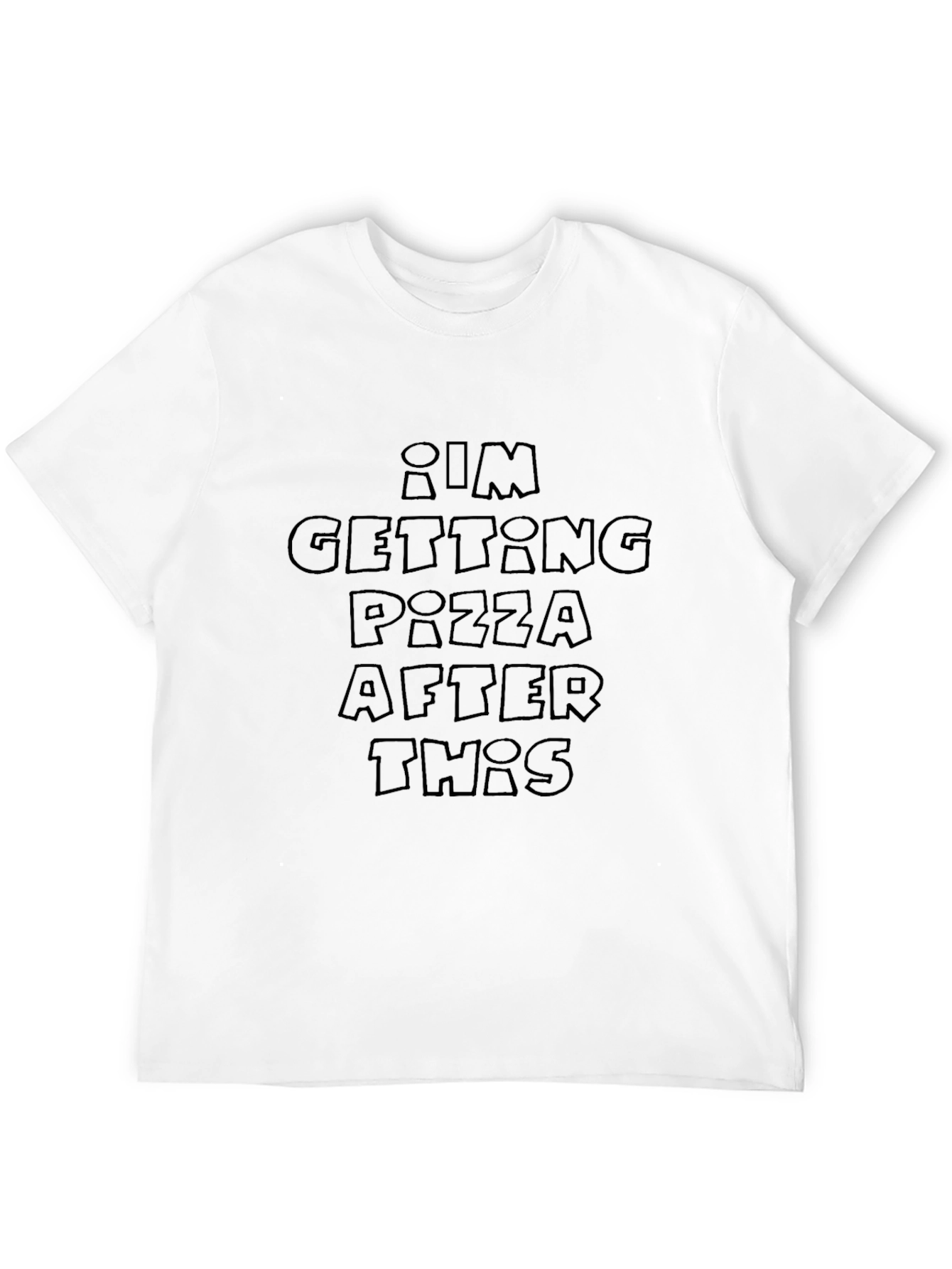 Pizza After This Black T-Shirt