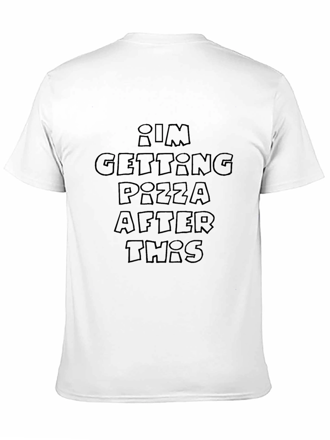 Pizza After This Black T-Shirt
