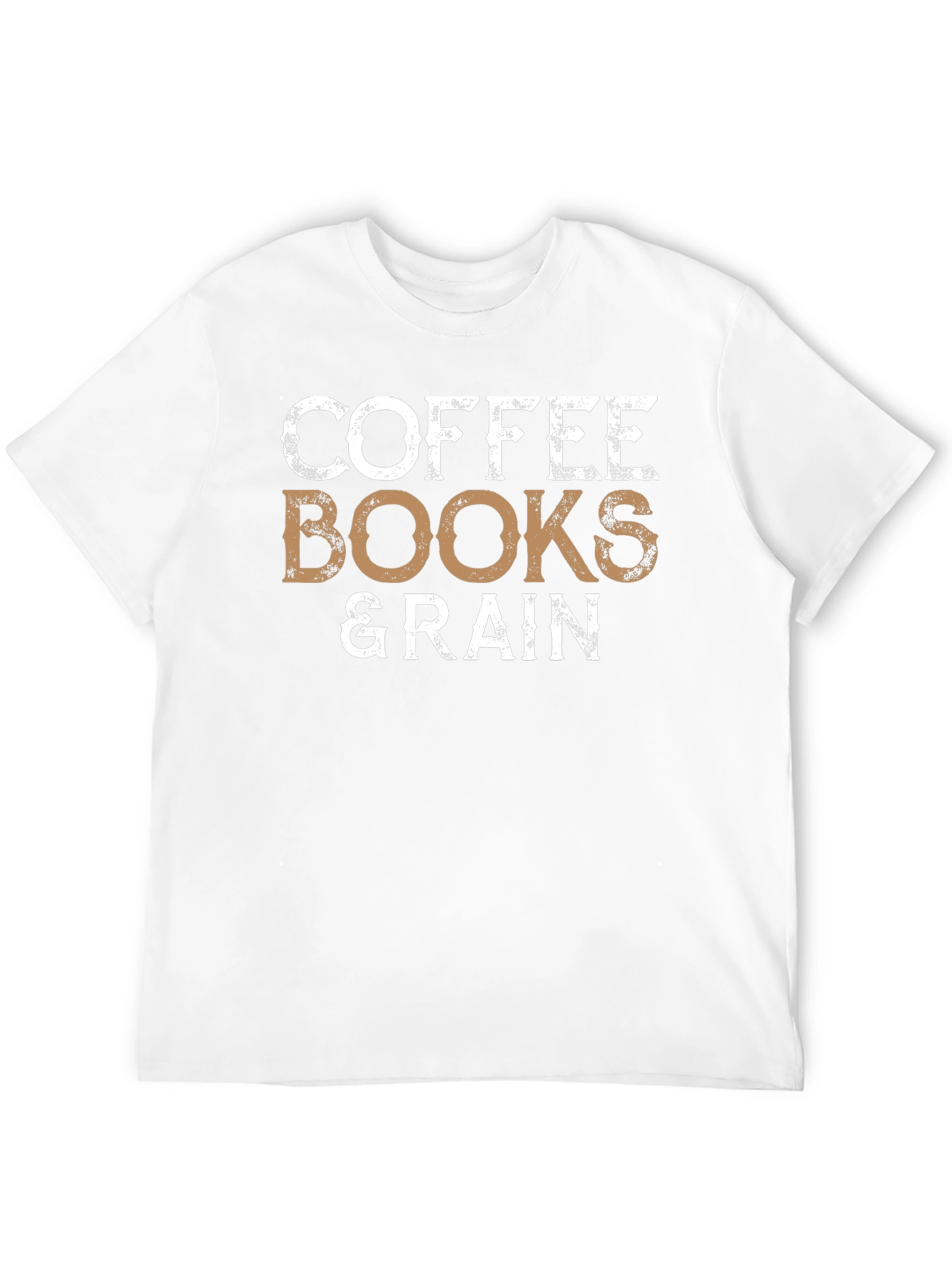 Coffee Books & Rain Graphic T-Shirt