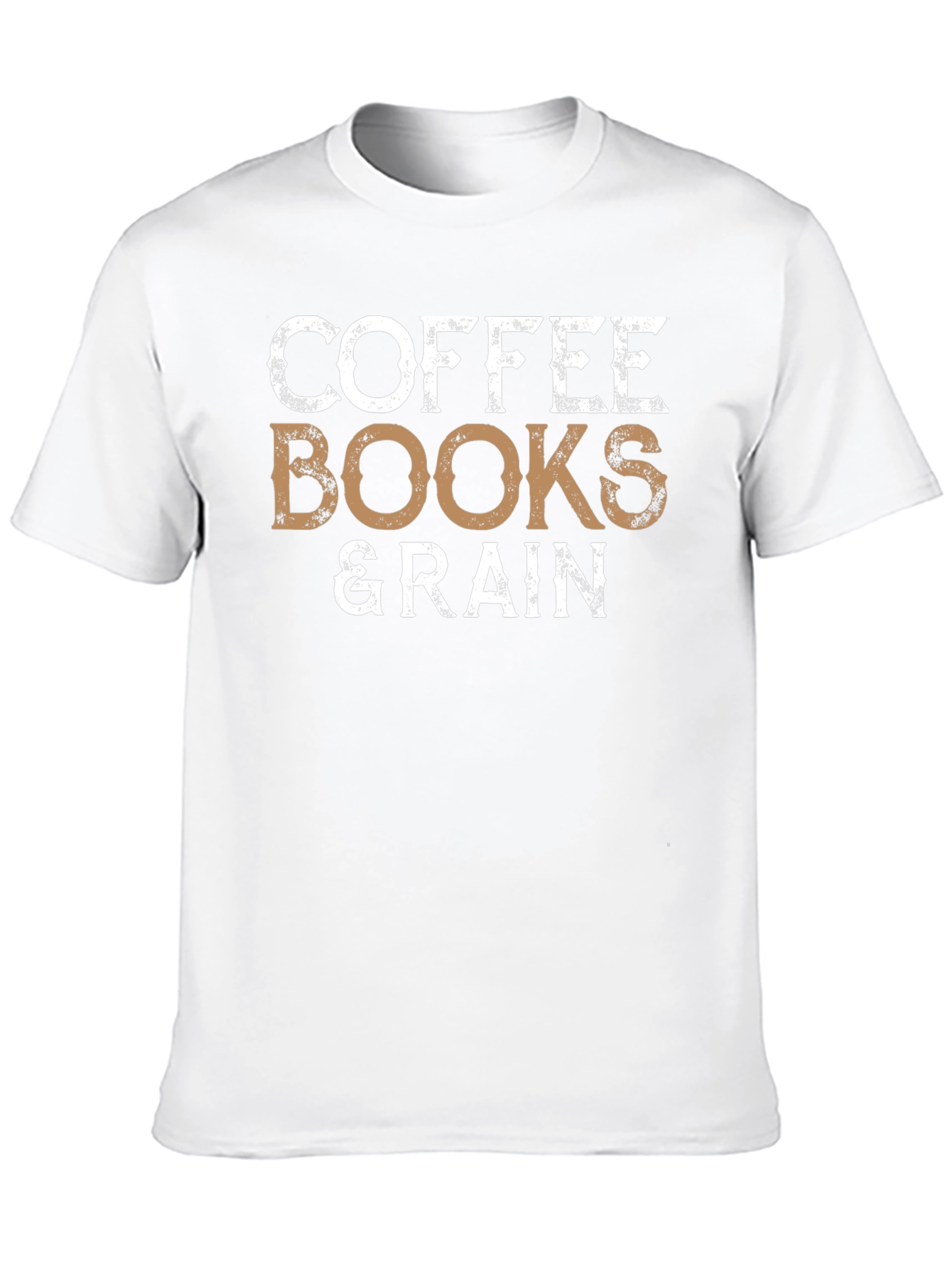 Coffee Books & Rain Graphic T-Shirt