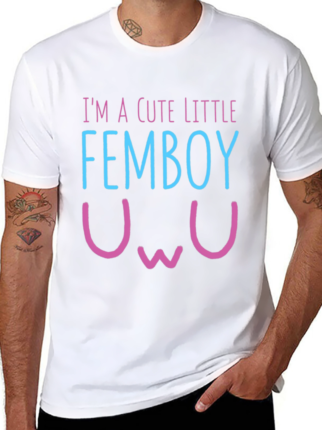 Cute Femboy Graphic T-Shirt