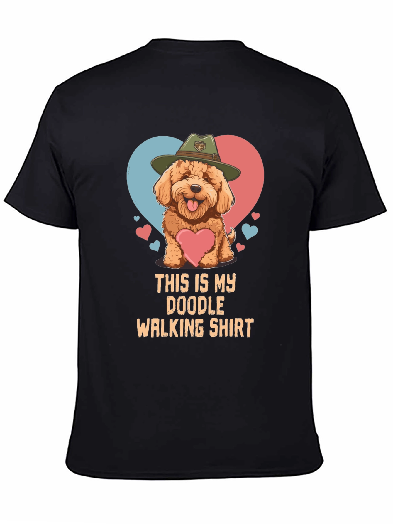 Doodle Walking Shirt: Dog Lover Tee