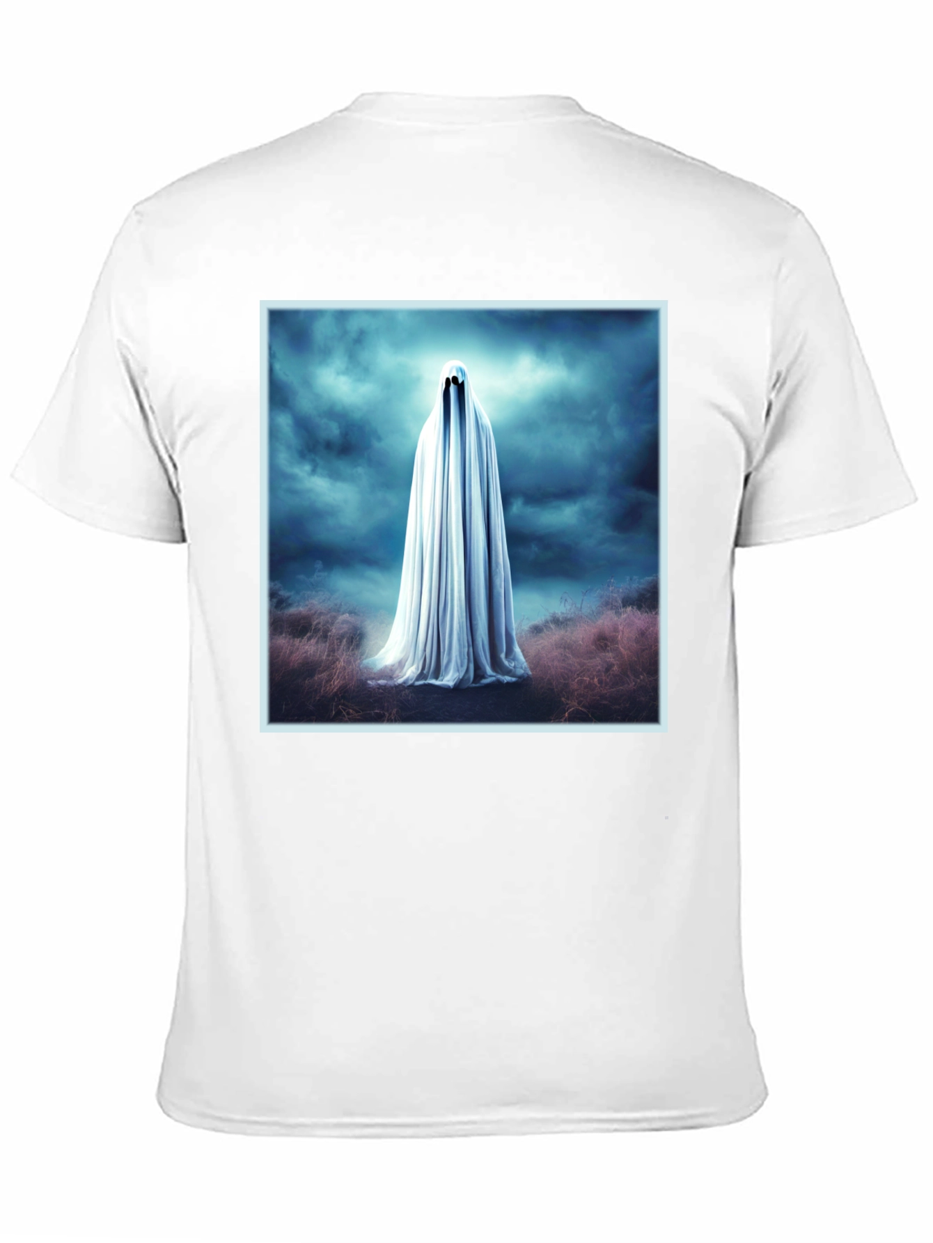 Ghostly Spirit Graphic Tee - Mens Black T-Shirt