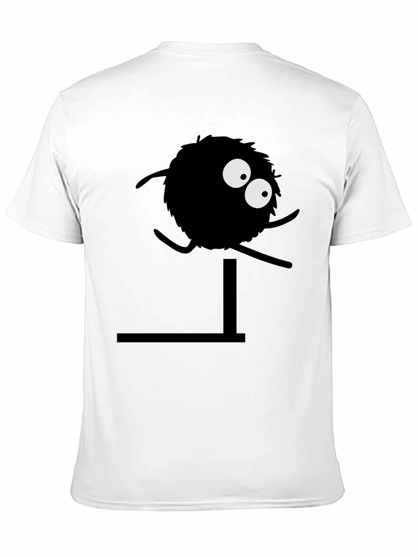 Funny Hurdler Black T-Shirt