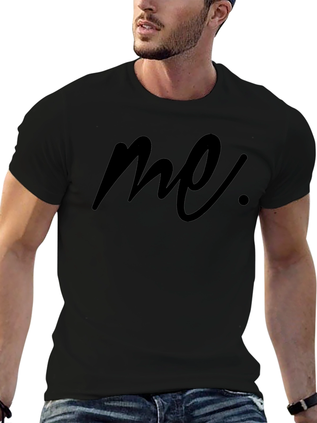 Minimalist me. Black T-Shirt
