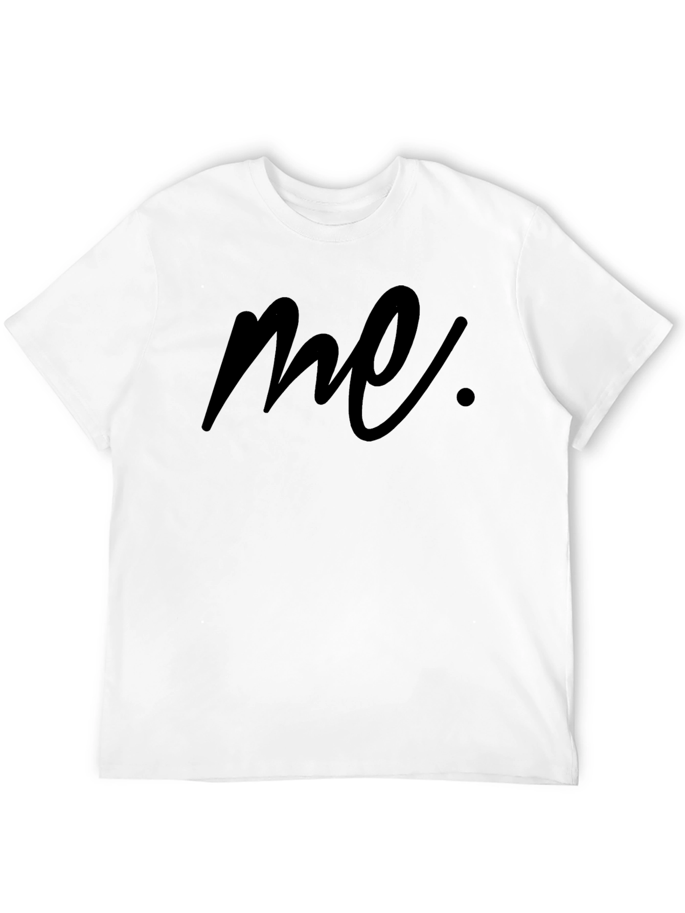 Minimalist me. Black T-Shirt
