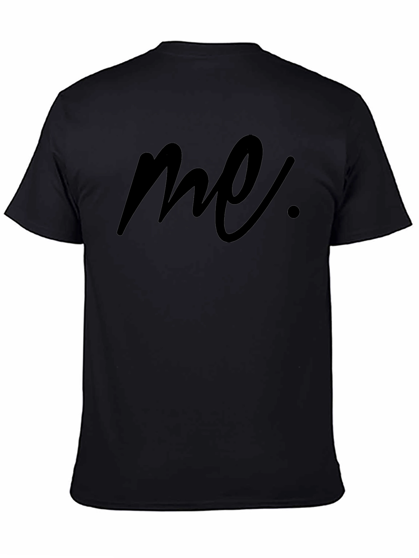 Minimalist me. Black T-Shirt